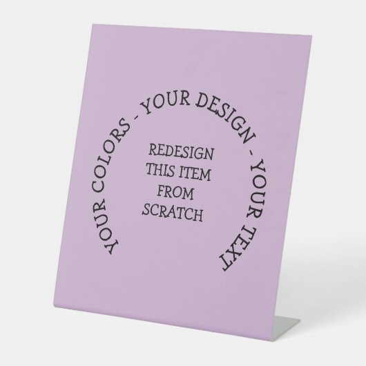 独自の作成 台座サイン (正面)