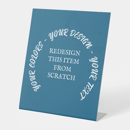 独自の作成 台座サイン (正面)