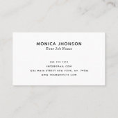 独自の作成 名刺 (裏面)