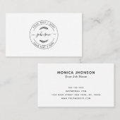 独自の作成 名刺 (正面/裏面)