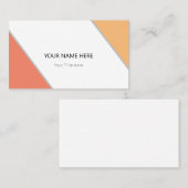 独自の作成 名刺 (正面/裏面)