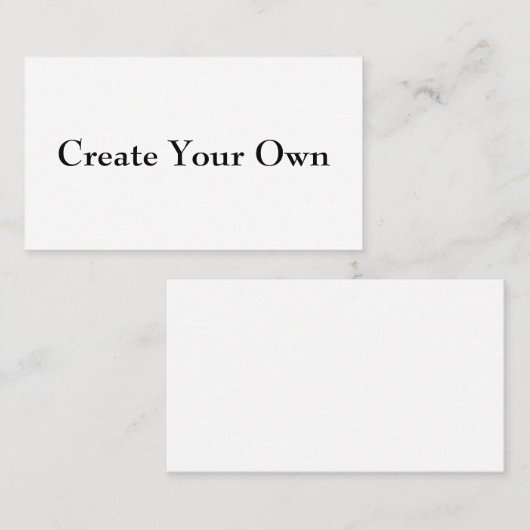 独自の作成 名刺 (正面/裏面)