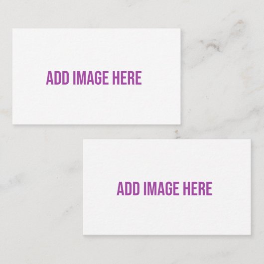 独自の作成 名刺 (正面/裏面)