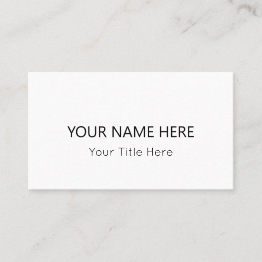 独自の作成 名刺 (正面)