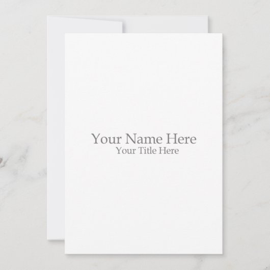 独自の作成 招待状 (正面)