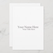 独自の作成 招待状 (正面/裏面)