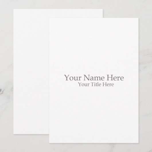 独自の作成 招待状 (正面/裏面)