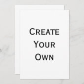 独自の作成 招待状 (正面/裏面)