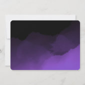 独自の作成 – 暗い色のオンブレ セーブザデート (裏面)