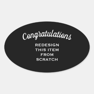 独自の作成 楕円形シール