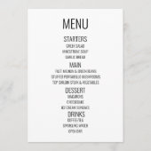 独自の作成 – 水彩フローラ 縁ど メニュー (正面)