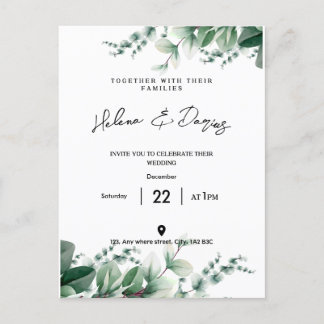 独自の作成 – 環境にやさしいことをしよう 案内ポストカード