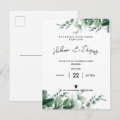 独自の作成 – 環境にやさしいことをしよう 案内ポストカード (正面/裏面)