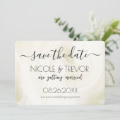 独自の作成 – 白色光の渦巻き セーブザデート (スタンド正面)