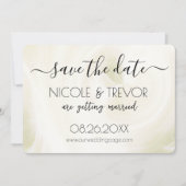 独自の作成 – 白色光の渦巻き セーブザデート (正面)