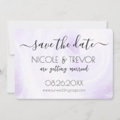 独自の作成 – 白色光の渦巻き セーブザデート (正面)