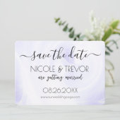 独自の作成 – 白色光の渦巻き セーブザデート (スタンド正面)