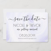 独自の作成 – 白色光の渦巻き セーブザデート (正面)