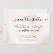 独自の作成 – 白色光の渦巻き セーブザデート (正面)