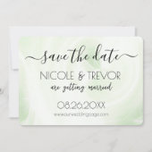 独自の作成 – 白色光の渦巻き セーブザデート (正面)