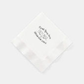 独自の作成 縁ありカクテルナプキン (角)