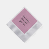 独自の作成 縁ありカクテルナプキン (角)