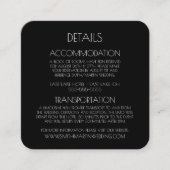 独自の作成 – 黒 エンクロージャーカード (正面)