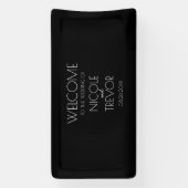 独自の作成 – 黒 横断幕 (縦)