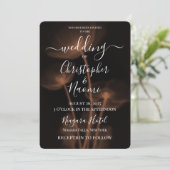 独自の作成 – 3つのX線の花結婚の 招待状 (スタンド正面)