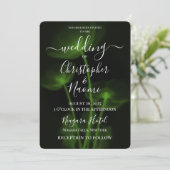 独自の作成 – 3つのX線の花結婚の 招待状 (スタンド正面)