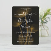 独自の作成 – 3つのX線の花結婚の 招待状 (スタンド正面)