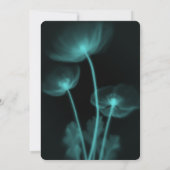 独自の作成 – 3つのX線の花結婚の 招待状 (裏面)