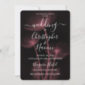 独自の作成 – 3つのX線の花結婚の 招待状 (正面)