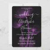 独自の作成 – 3つのX線の花結婚の 招待状 (正面)