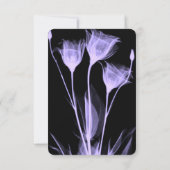 独自の作成 – 3つのX線花 出欠カード (裏面)