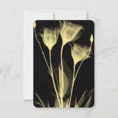 独自の作成 – 3つのX線花 出欠カード (裏面)