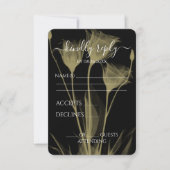 独自の作成 – 3つのX線花 出欠カード (正面)