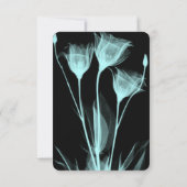 独自の作成 – 3つのX線花 出欠カード (裏面)