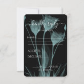 独自の作成 – 3つのX線花 出欠カード (正面)