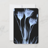 独自の作成 – 3つのX線花 出欠カード (裏面)