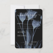 独自の作成 – 3つのX線花 出欠カード (正面)