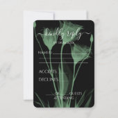 独自の作成 – 3つのX線花 出欠カード (正面)