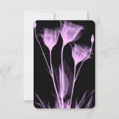 独自の作成 – 3つのX線花 出欠カード (裏面)