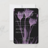 独自の作成 – 3つのX線花 出欠カード (正面)