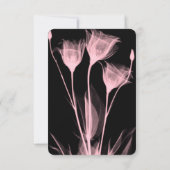 独自の作成 – 3つのX線花 出欠カード (裏面)