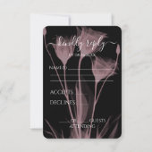 独自の作成 – 3つのX線花 出欠カード (正面)