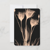 独自の作成 – 3つのX線花 出欠カード (裏面)