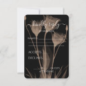 独自の作成 – 3つのX線花 出欠カード (正面)