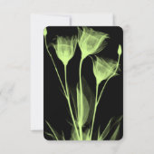 独自の作成 – 3つのX線花 出欠カード (裏面)