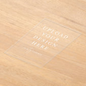 独自の作成、5時間365日 アクリル招待状 (レイダウン)